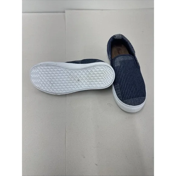 Maurices Super Crush Kate Denim Patchwork Sneaker Slip On Foam Insole Blue - Picture 6 of 7